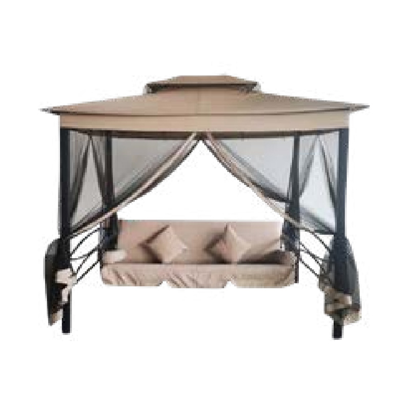 YLX-4056A Трехместное кресло-качели с москитной сеткой и кроватью